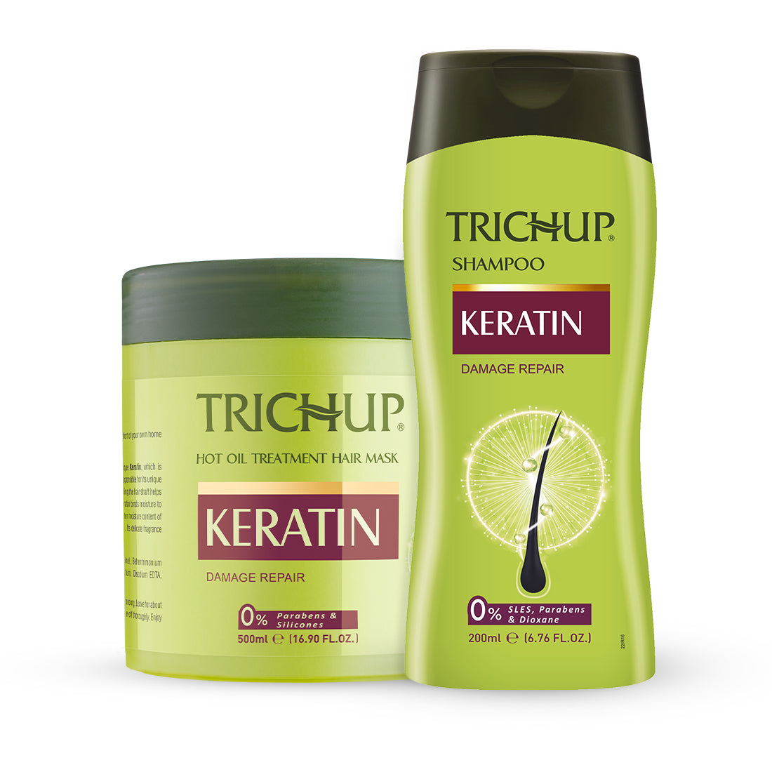 Vasu Trichup Keratin Shampoo and Hair Mask