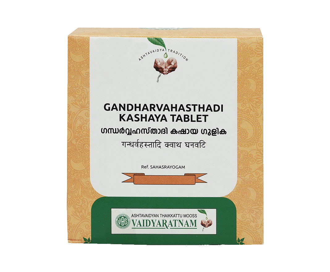 Vaidyaratnam Gandharvahasthadi Kashaya Tablet