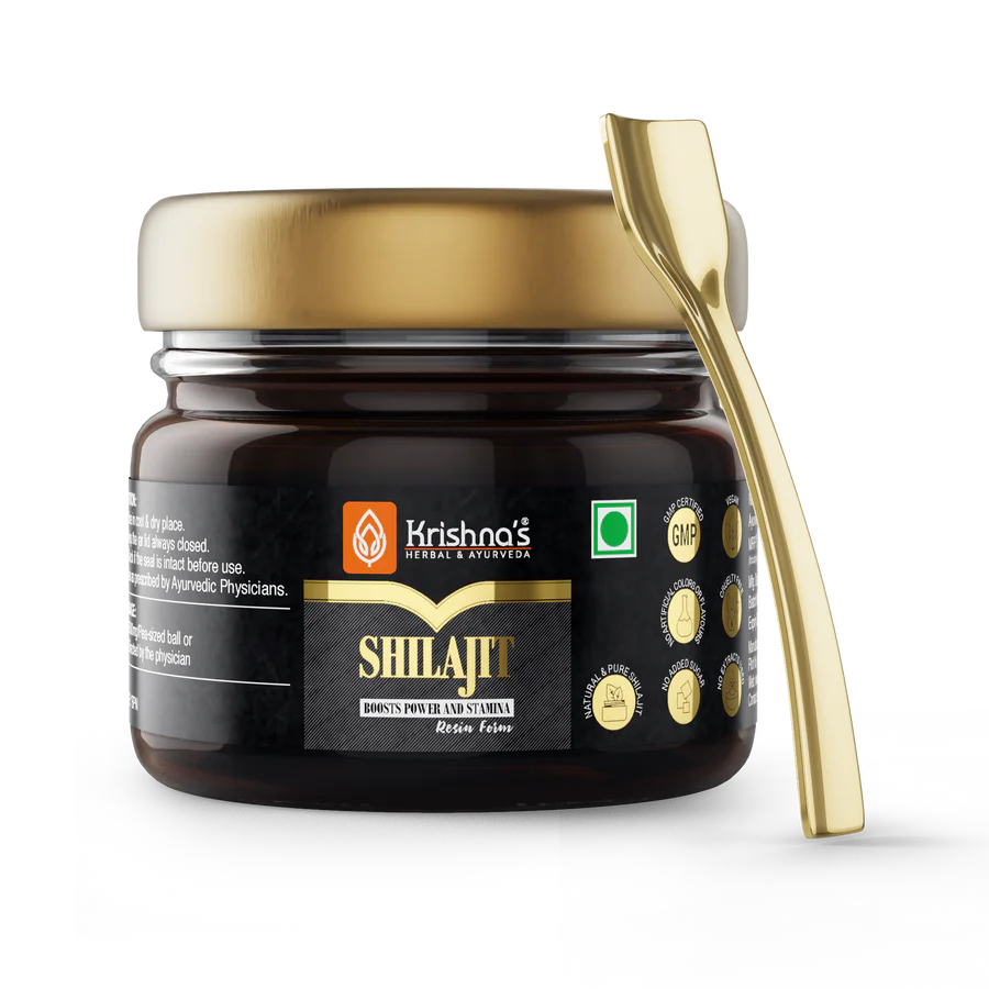 Krishna Herbal Shilajit Pkd In Glass