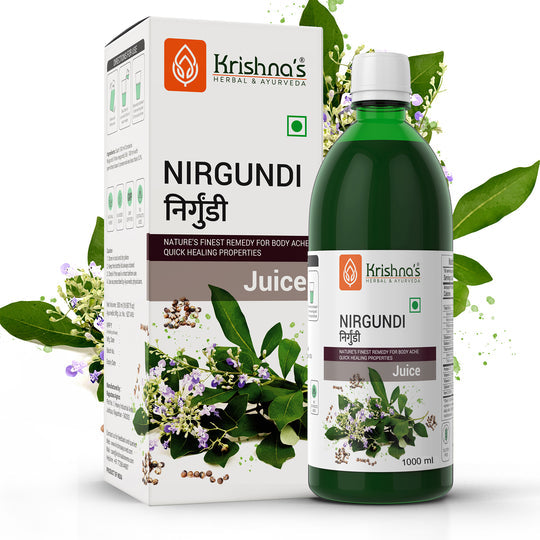 Krishna Herbal Nirgundi Swaras Bottle of 1000 ML