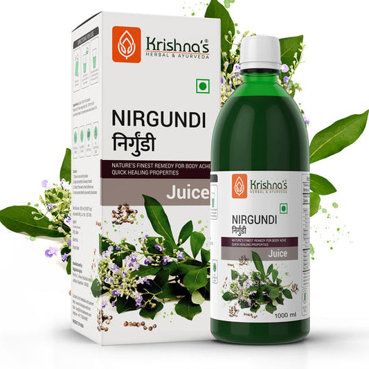 Krishna Herbal Nirgundi Swaras Bottle of 1000 ML