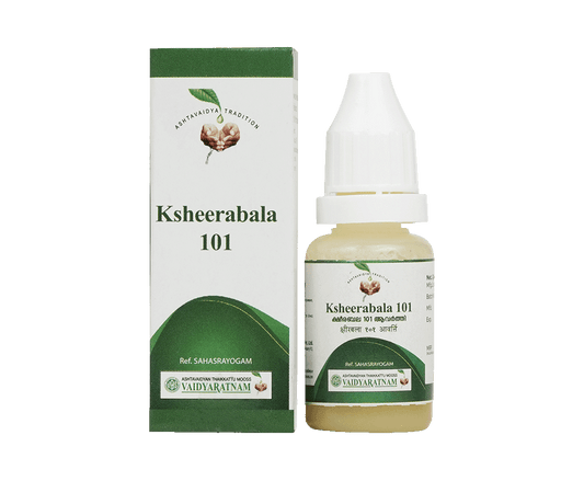 Vaidyaratnam Ksheerabala 101 Aavarthi Oil