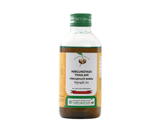 Vaidyaratnam Nirgundyadi Thailam Oil