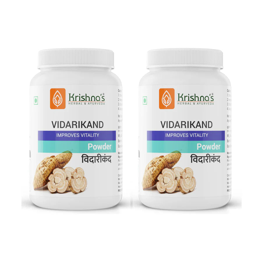 Krishna Herbal Vidari Kand Powder Bottle 200 GM
