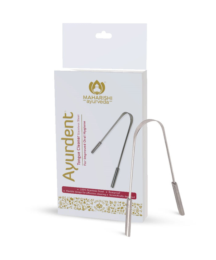 Maharishi Ayurdent Stainless Steel Tongue Cleaner