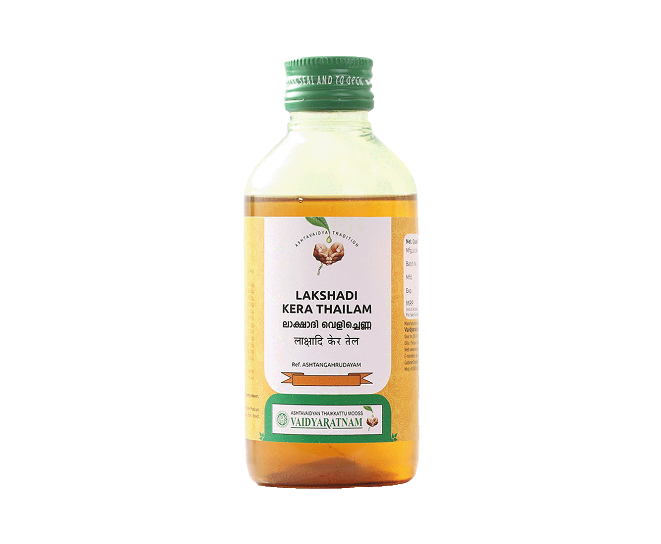 Vaidyaratnam Lakshadi Kera Thailam Oil