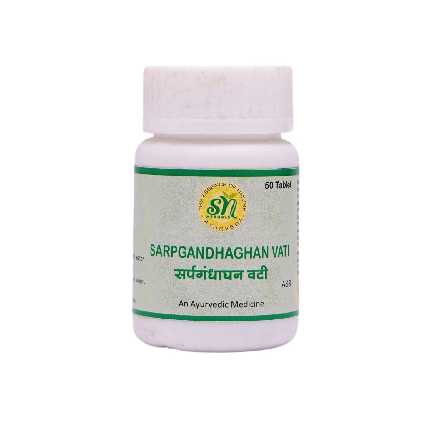 SN Herbals SARPGANDHA GHANVATI Tablet
