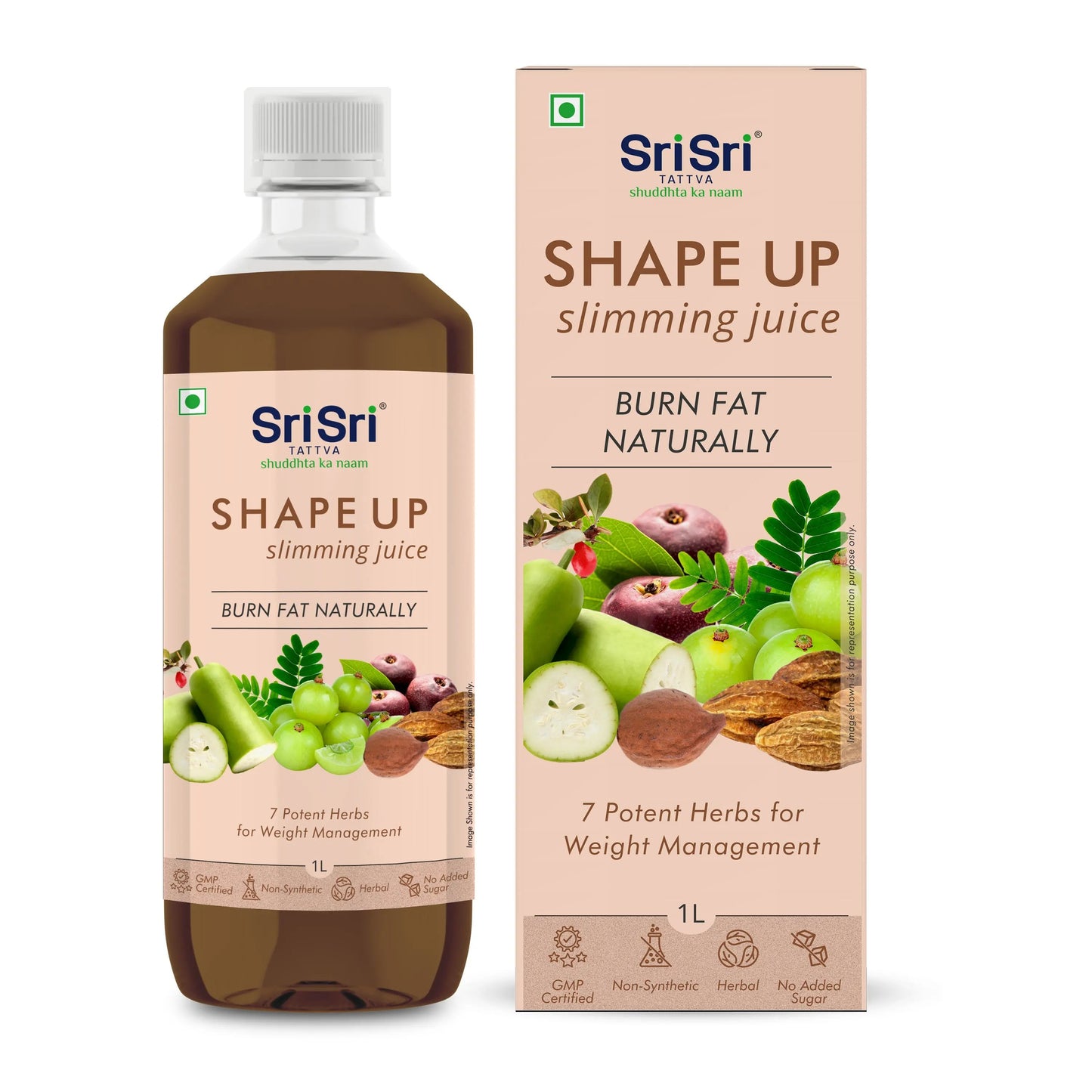 Sri Sri Tattva Shape Up Slimming Juice For Weight Management