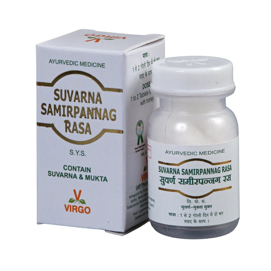 Virgo Suvarna Samirpannag Rasa Tablet Contain Suvarna & Mukta