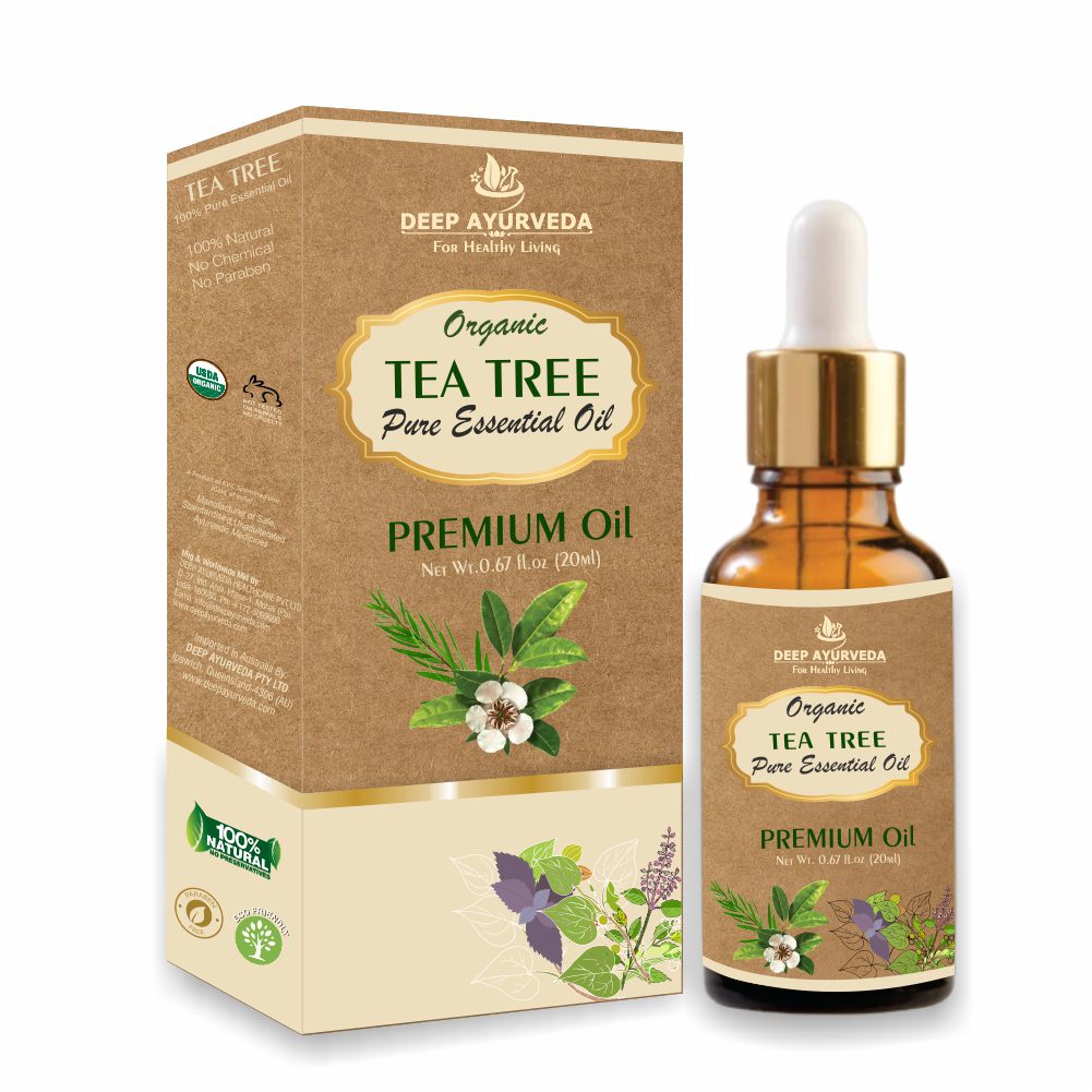 Deep Ayurveda Organic Tea Tree Pure Essential Oil