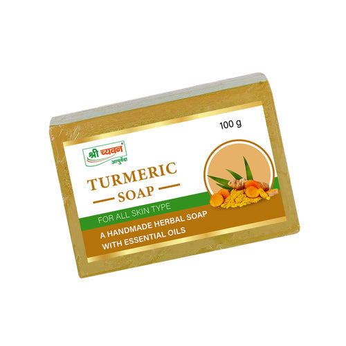 Shri Chyawan Herbal Turmeric Soap For All Type Skin