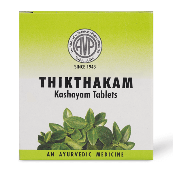 Avp Thikthakam Kashayam Tablet Box