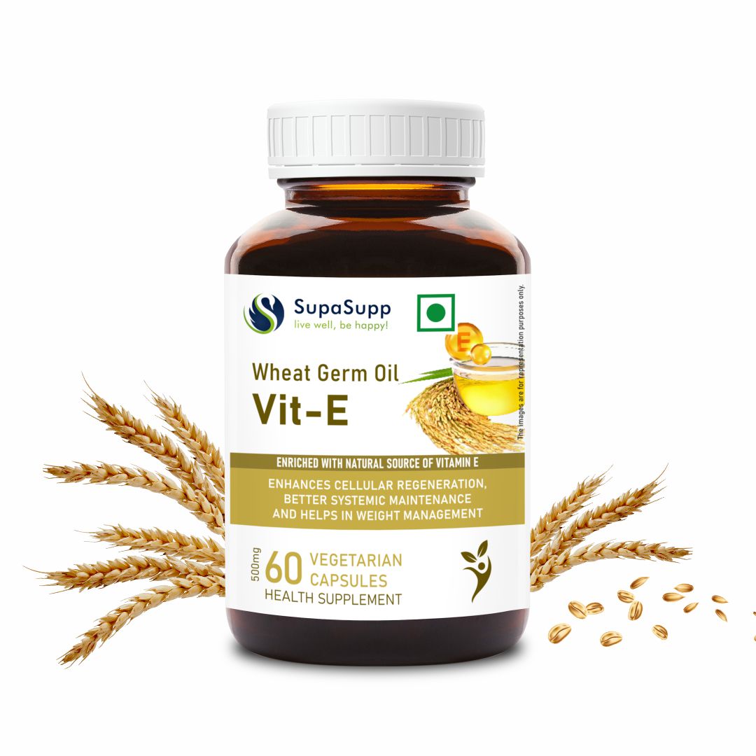 Sri Sri Tattva Supasupp Wheat Germ Oil Vegetarian Capsule