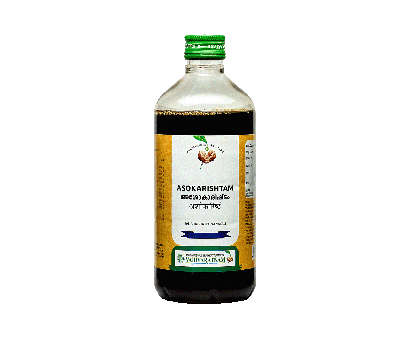 Vaidyaratnam Asokarishtam Syrup
