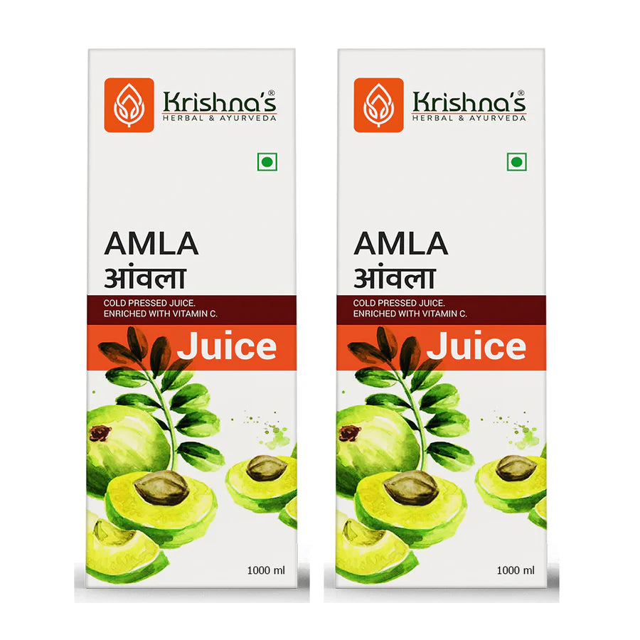 Krishna Herbal Amla Juice Bottle of 1000 ML