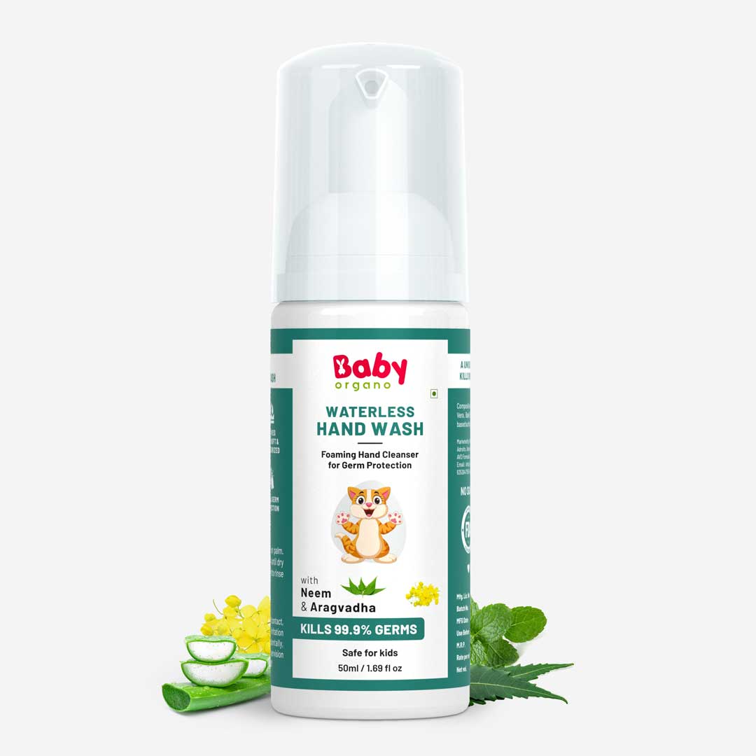 Baby Organo Waterless Hand Wash For Kids | 0-15 Years