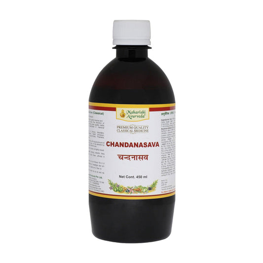 Maharishi Ayurveda Chandanasava bottle