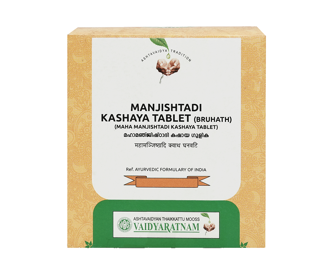 Vaidyaratnam Manjishtadi Kashaya Tablet Bruhath