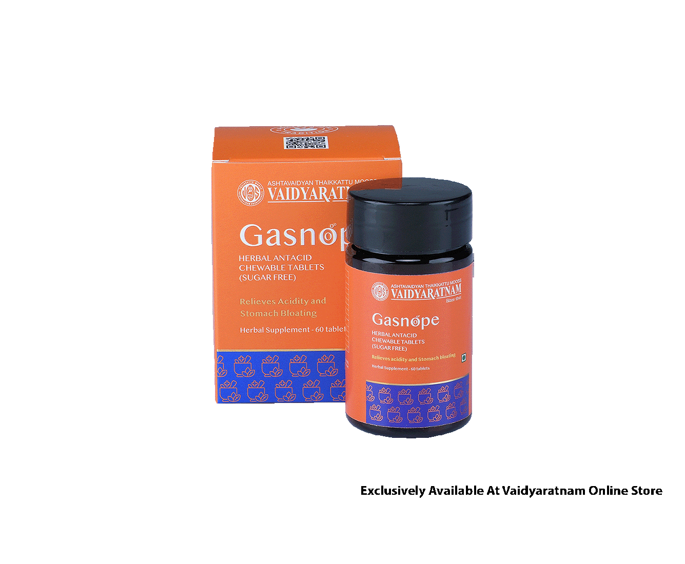 Vaidyaratnam Gasnope Chewable Tablet