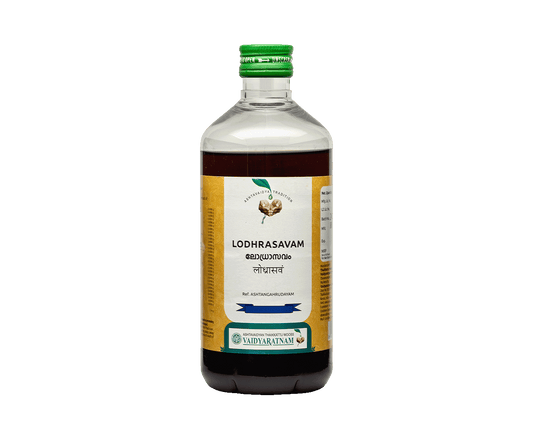 Vaidyaratnam Lodhrasavam Syrup