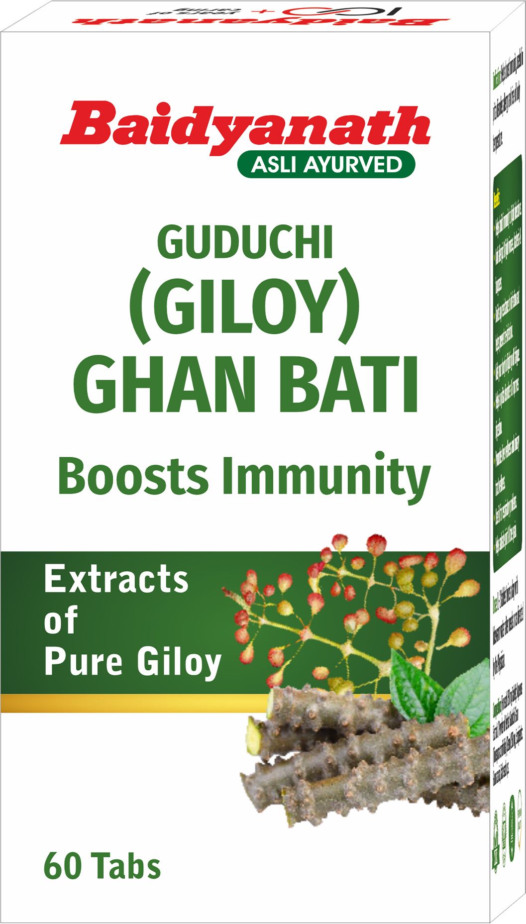 Baidyanath Kolkata Guduchi Giloy Ghan Bati Tablet