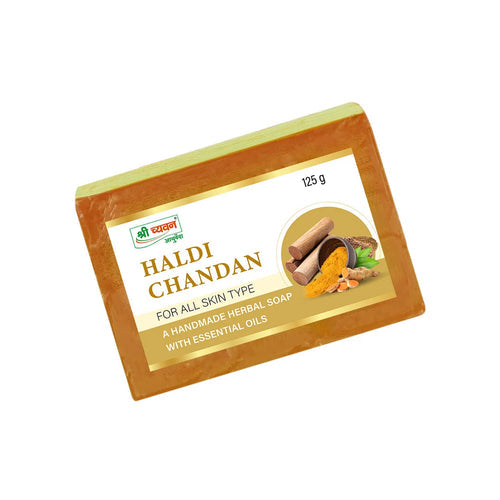 Shri Chyawan Herbal Haldi Chandan Soap For All Skin Type