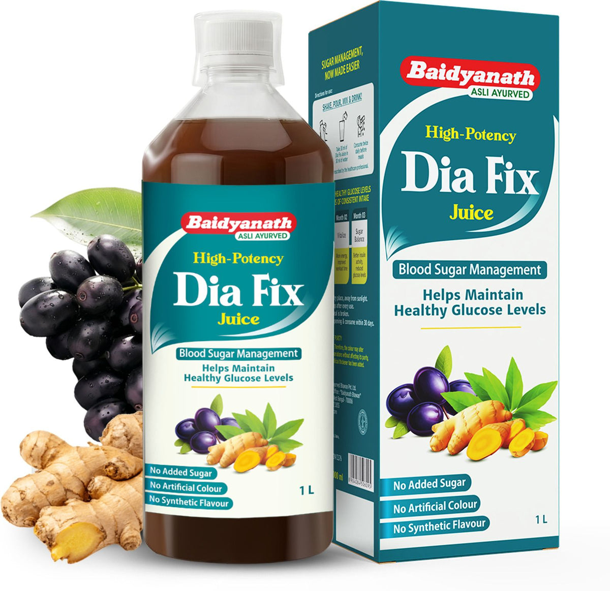 Baidyanath Kolkata Dia Fix Juice No Added Sugar