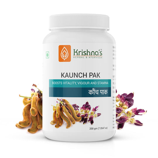Krishna Herbal Kaunch Pak 200gm Bottle