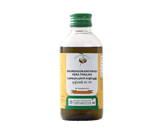 Vaidyaratnam Dhurdhoorapathradi Kera Thailam Oil