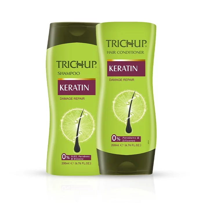 Vasu Trichup Keratin Shampoo and Hair Conditioner