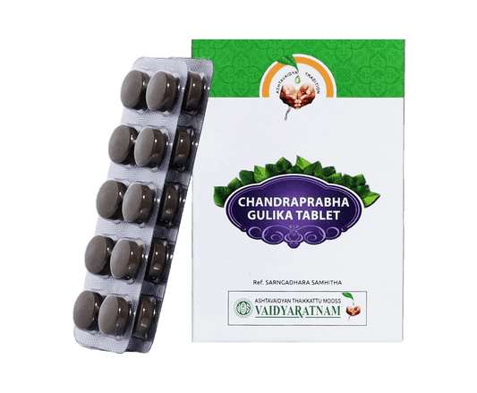 Vaidyaratnam Chandraprabha Gulika Tablet