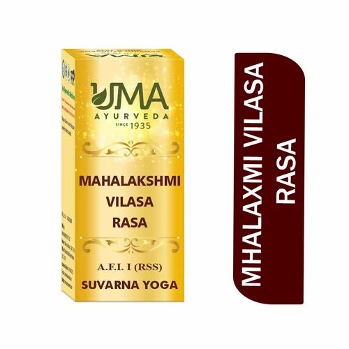 Uma Ayurveda Mahalakshmi Vilasa Rasa Ayurvedic Gold Tablet