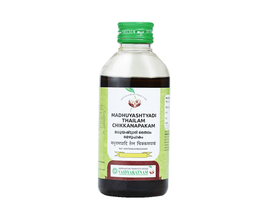 Vaidyaratnam Madhuyashtyadi Thailam Chikkanapakam Oil