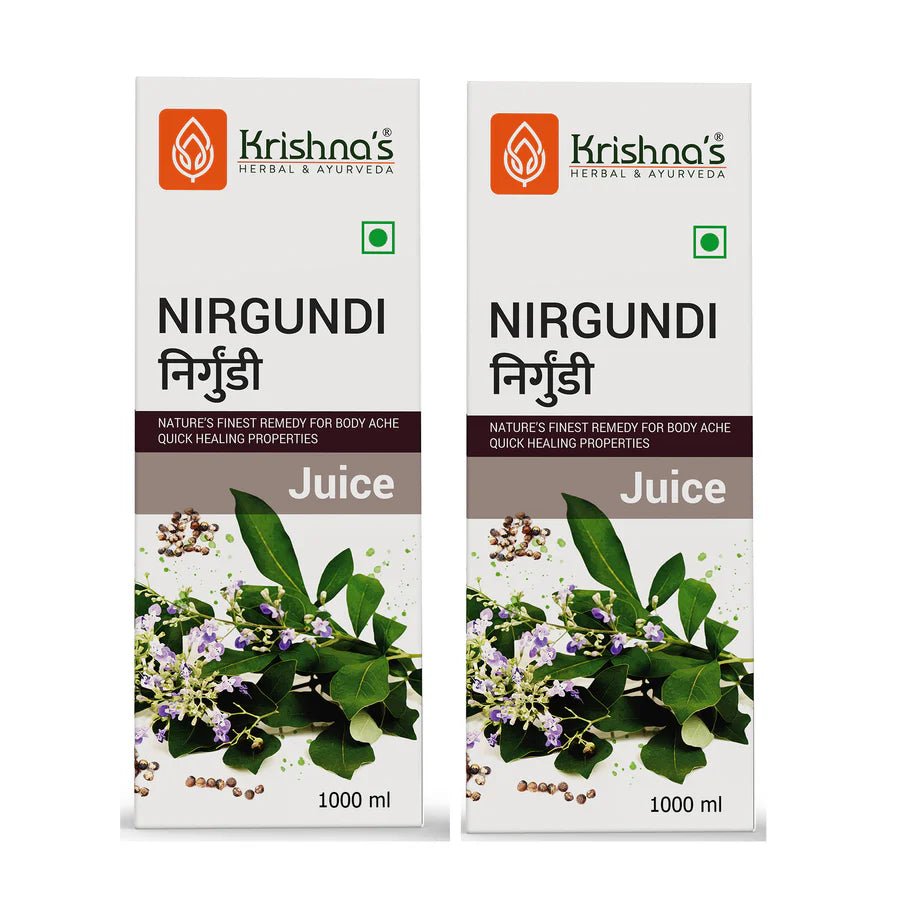 Krishna Herbal Nirgundi Swaras Bottle of 1000 ML