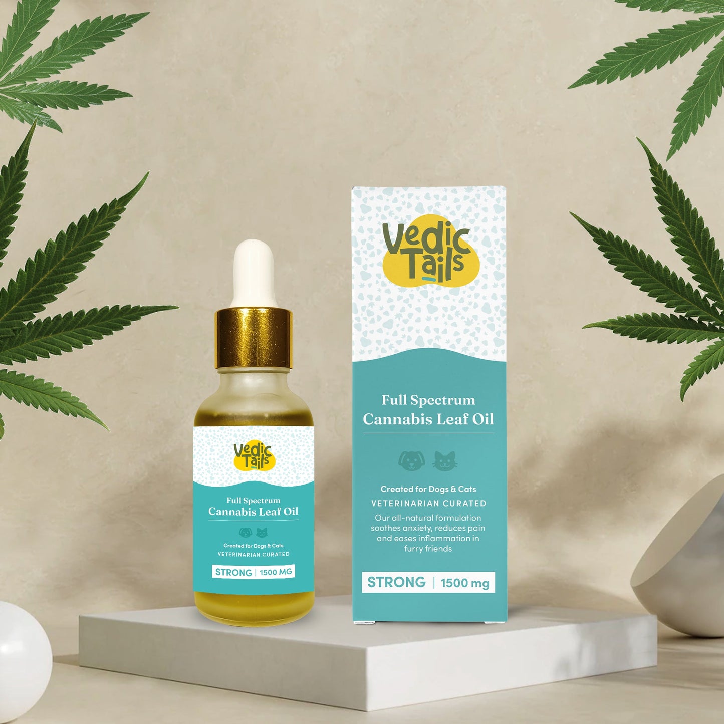 Vedic Tails Full Spectrum Cannabis Leaf Extract