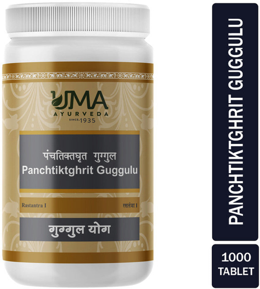 Uma Ayurveda Panchtiktghrit Guggulu Tablets