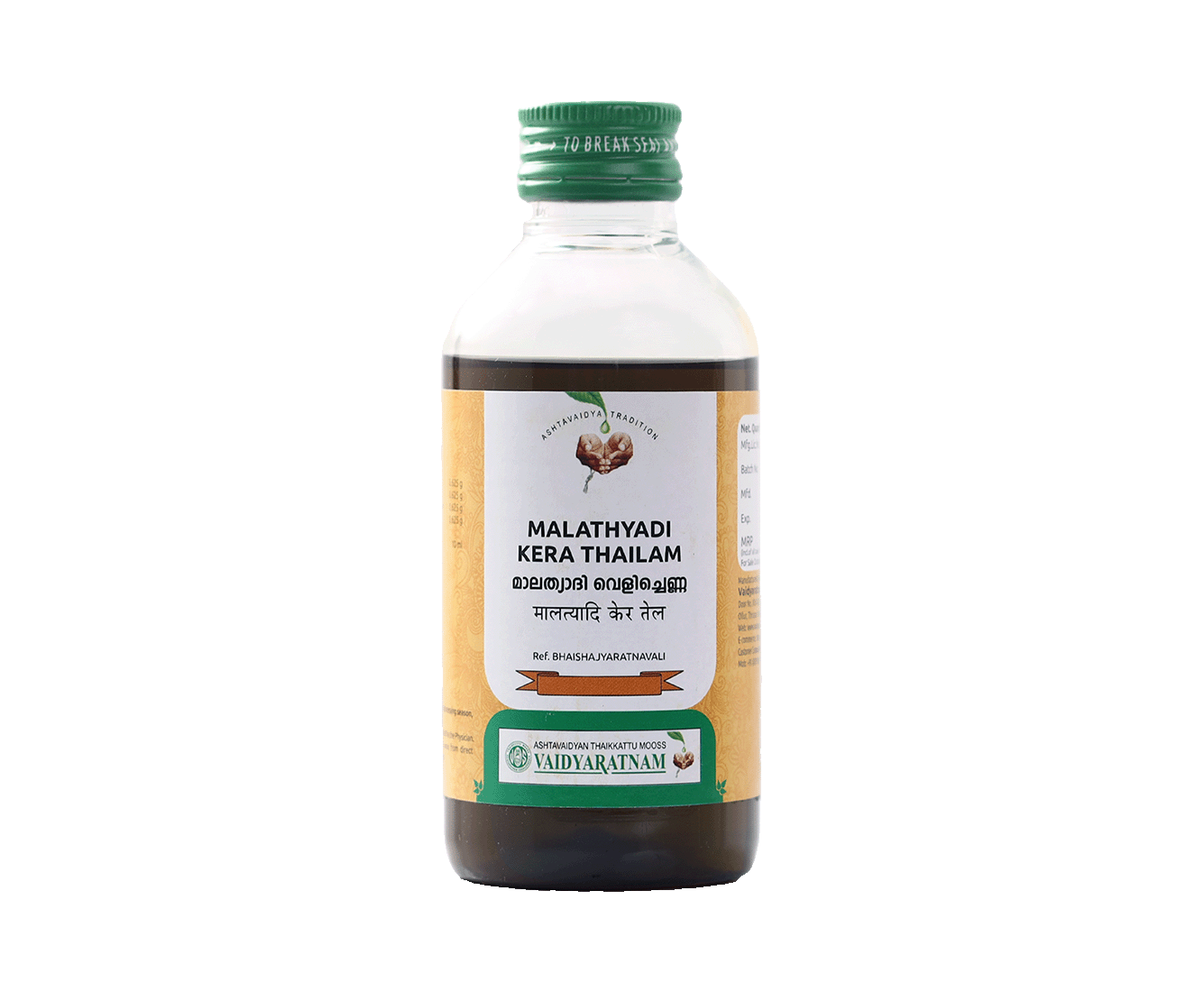 Vaidyaratnam Malathyadi Kera Thialam Oil