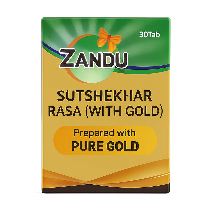 Zandu Sutshekhar Rasa With Gold Tablet