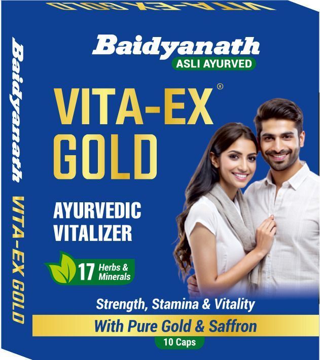 Baidyanath Vitaex Gold Plus Capsule For Strength And Stamina