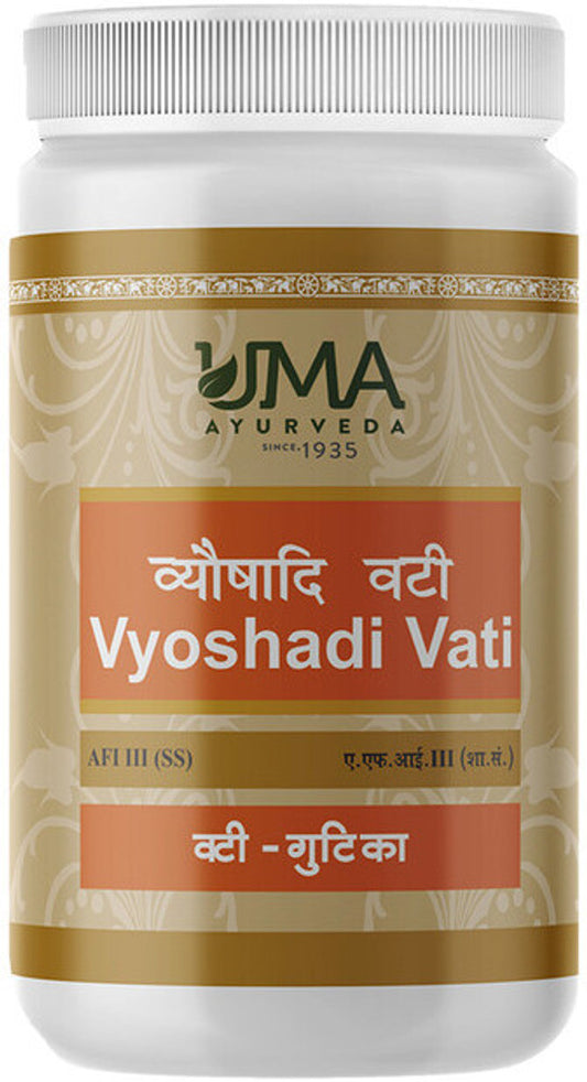 Uma Ayurveda Vyoshadi Vati Tablets