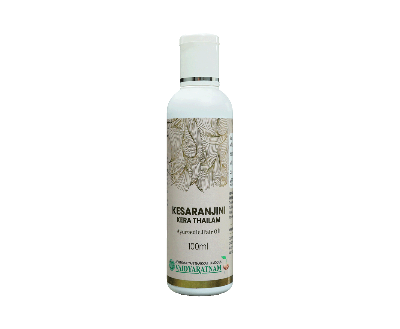 Vaidyaratnam Kesaranjini Kera Thailam Oil