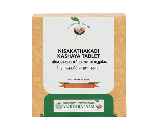 Vaidyaratnam Nisakathakadi Kashaya Tablet