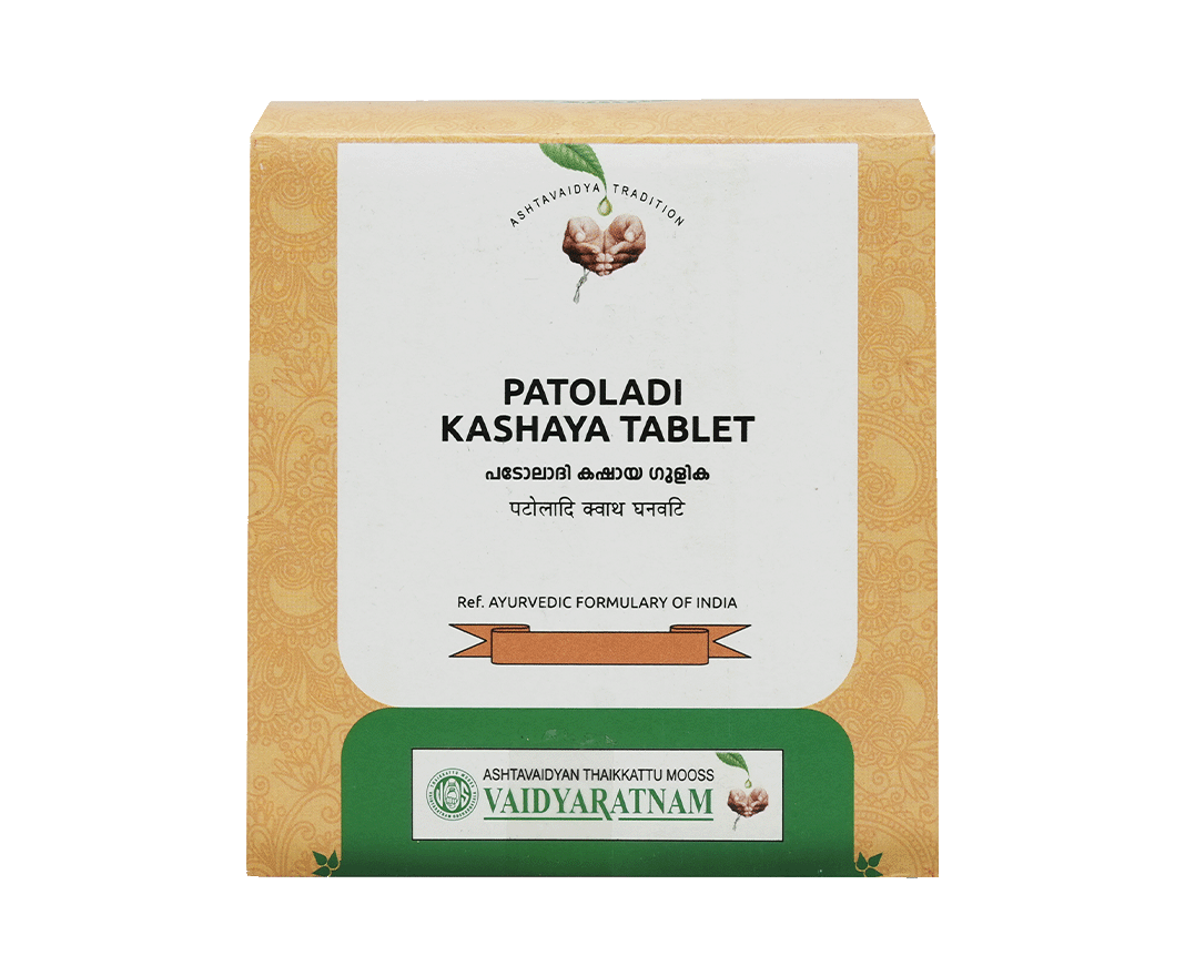 Vaidyaratnam Patoladi Kashaya Tablet