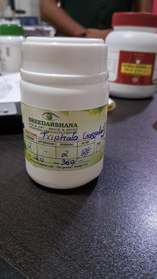 Sreedarshana Triphala Guggulu Tablets
