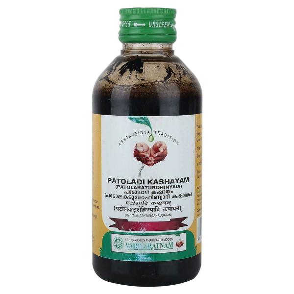 Vaidyaratnam Patoladi Kashayam Syrup