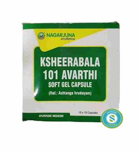 Nagarjuna Ksheerabala 101 Avarthi Soft Gel Capsule
