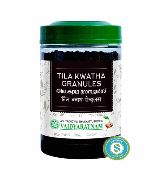 Vaidyaratnam Tila Kwatha Granules Powder