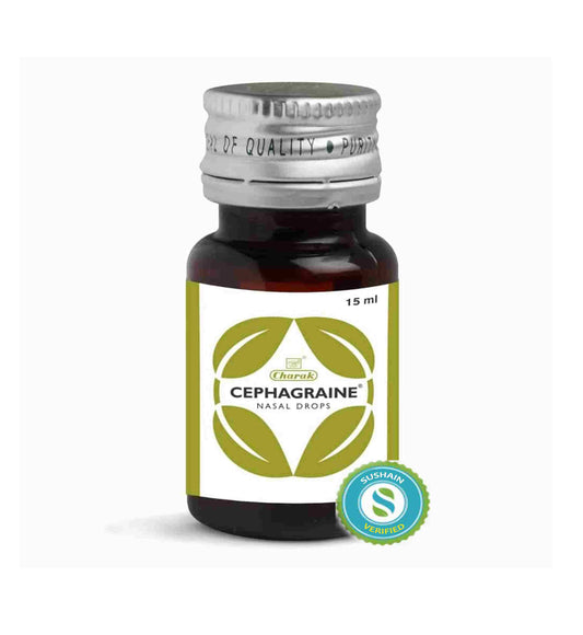 Charak Cephagraine Nasal Drops Oil