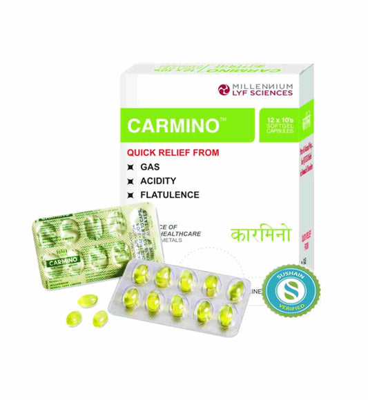 Millennium Herbal Carmino Relief For Gas & Acidity