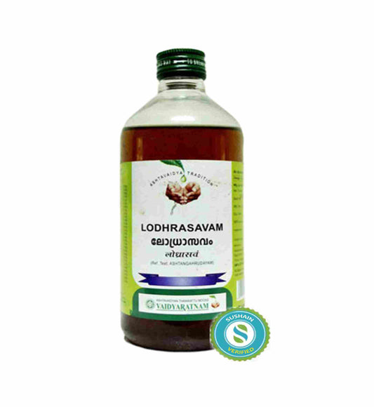 Vaidyaratanam Lodhrasavam Syrup